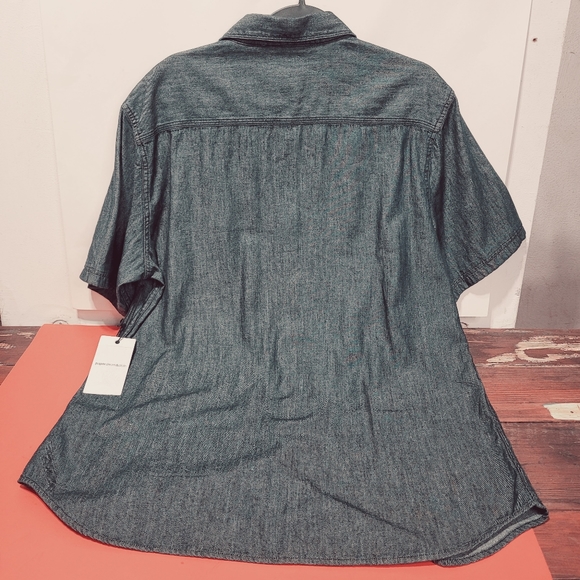 new casual shirt short sleeve Paperdenim&Cloth size XL color midnight - Picture 3 of 11